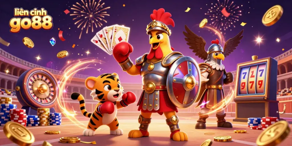 Experience thrilling gameplay at liên hệ go88 with vivid casino elements and engaging characters.