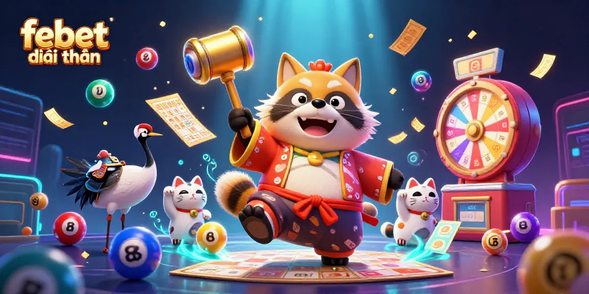 Experience febet đổi thưởng with exciting games, cheerful characters, and vibrant gambling elements.