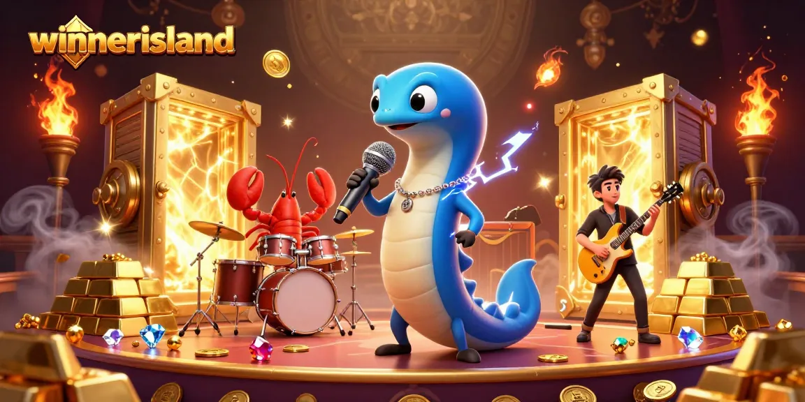 Experience winning thrills at winnerisland with vibrant underwater casino illustration.
